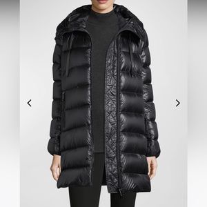 Moncler Suyen Down Quilted Nylon Hooded Parka - Black Size 1
